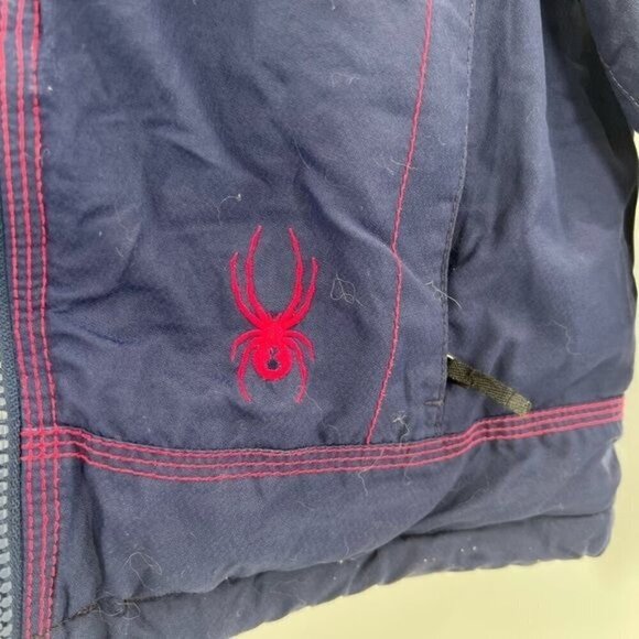 Spyder blue pink snow jacket size 12 womens - Picture 3 of 8